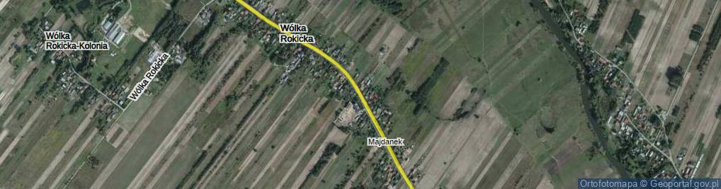 Zdjęcie satelitarne Wólka Rokicka ul.